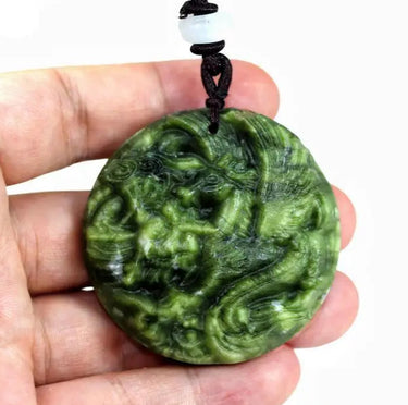 Natural Jade Tai Chi Yin & Yang 'INNER PEACE' Necklace